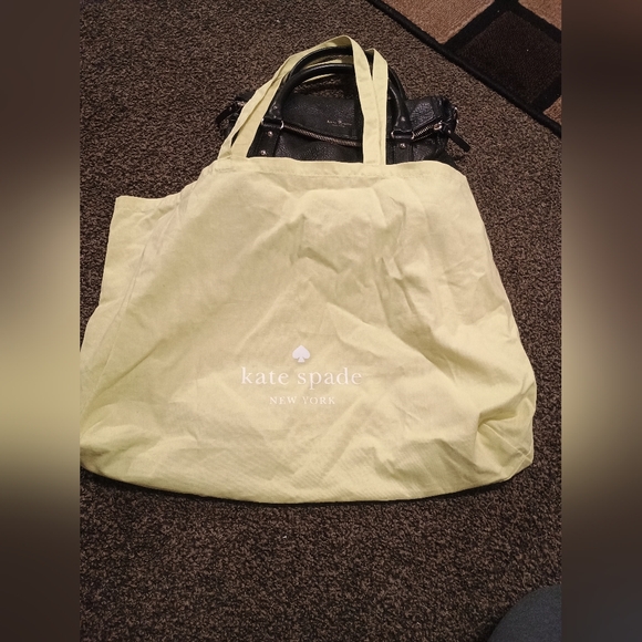 Kate Spade Black Leather Satchel & Shopping Tote Bundle - Picture 11 of 13